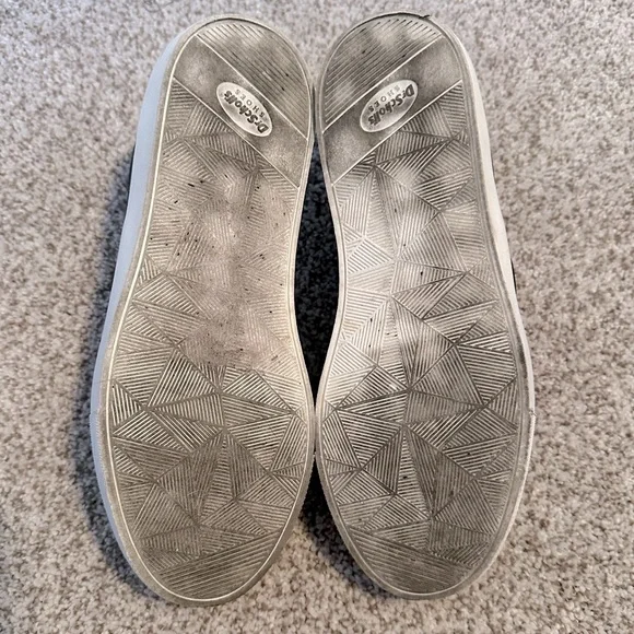 Black Slip On Leather Sneaker - Picture 4 of 4